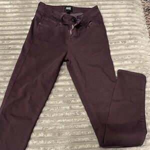 PAIGE Women's Skinny Jeans in Dark Purple